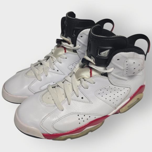 Jordan Other - 2010 NIKE AIR JORDAN VI 6 RETRO CHICAGO WHITE RED INFRARED BLACK 384664-102 10.5